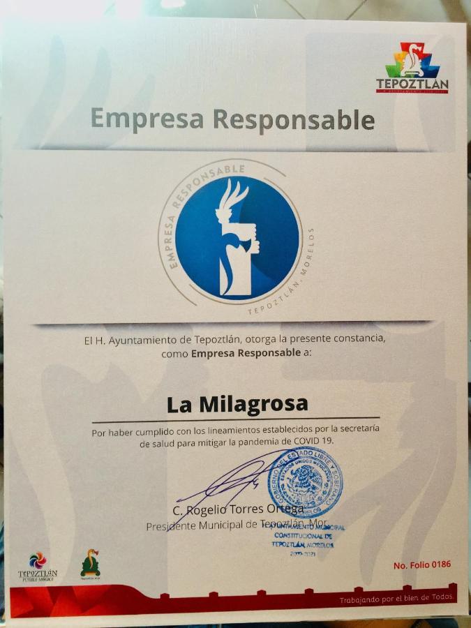 Hotel Boutique La Milagrosa Tepoztlan Εξωτερικό φωτογραφία